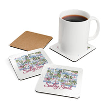 Load image into Gallery viewer, Salty Soul Corkwood Coaster Set