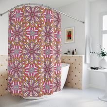 Load image into Gallery viewer, Pink Mandala Shower Curtain