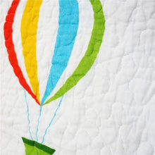 Load image into Gallery viewer, Paris Hot Air Balloon Baby Toddler Quilt Coverlet