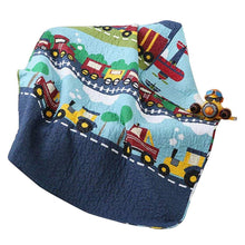 Load image into Gallery viewer, Toy Train Transportation Baby Toddler Quilt Coverlet