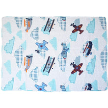 Load image into Gallery viewer, Plane Helicopter Baby Toddler Quilt Coverlet