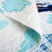 Load image into Gallery viewer, Plane Helicopter Baby Toddler Quilt Coverlet