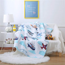 Load image into Gallery viewer, Plane Helicopter Baby Toddler Quilt Coverlet