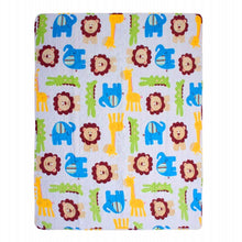 Load image into Gallery viewer, Lion Elephant Animals Baby Toddler Quilt Coverlet