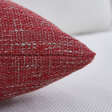 Load image into Gallery viewer, Tracey Burgundy Red Linen Textured Solid Pillow Cover Set of 2