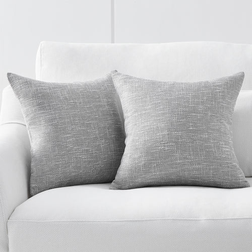 Tracey Gray Linen Textured Solid Pillow Cover Set of 2