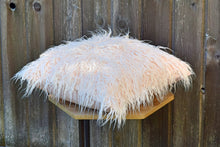 Load image into Gallery viewer, Pink Faux Fur Throw Pillow Cover Cushion Cover 18 x 18, Contemporary Fur Pillow Cover, Decorative Pink Pillow, Throw Pillow Cover