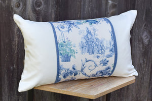 Vintage look Lumbar Pillow Cover - Soft Decorative Cushion Case - Accent Pillow Cases for Sofa Bedroom Pillow Cover