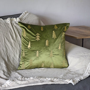 Olive green 2024 pillow cover